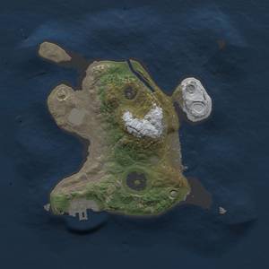 Thumbnail Rust Map: Procedural Map, Size: 2000, Seed: 132, 7 Monuments