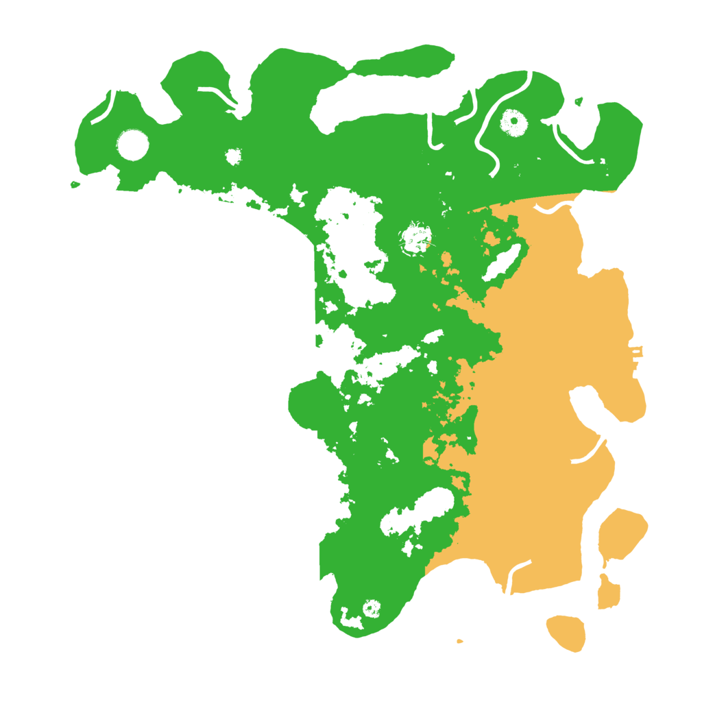 Biome Rust Map: Procedural Map, Size: 3950, Seed: 2055485973