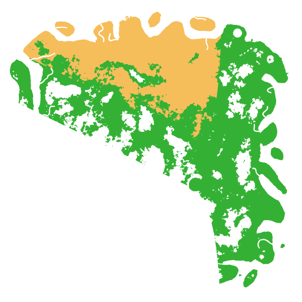 Biome Rust Map: Procedural Map, Size: 6000, Seed: 965899658