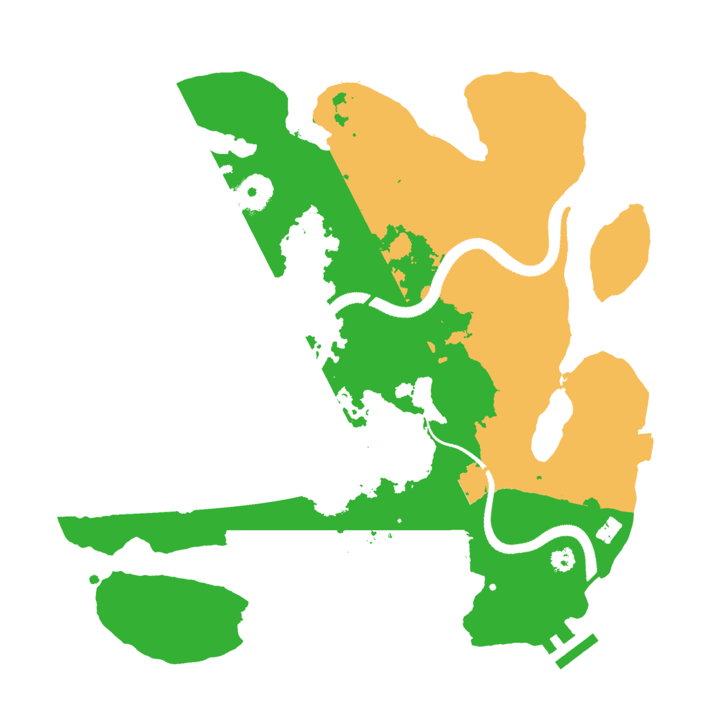 Biome Rust Map: Procedural Map, Size: 3000, Seed: 329382873