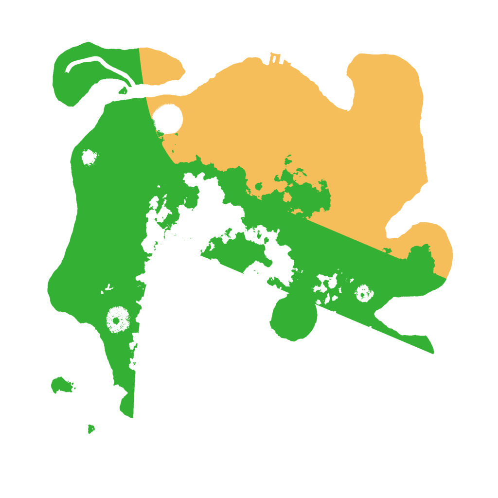 Biome Rust Map: Procedural Map, Size: 3000, Seed: 32449