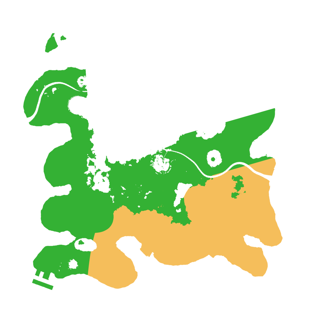 Biome Rust Map: Procedural Map, Size: 3000, Seed: 1858487345