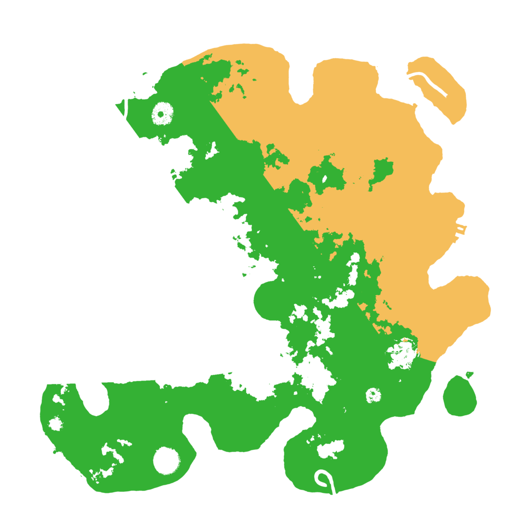 Biome Rust Map: Procedural Map, Size: 3500, Seed: 201849577