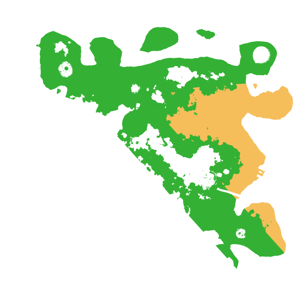 Biome Rust Map: Procedural Map, Size: 3207, Seed: 6666