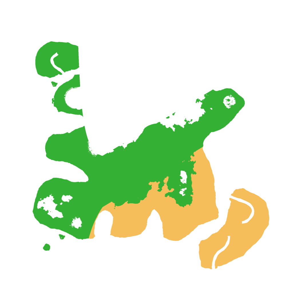 Biome Rust Map: Procedural Map, Size: 2500, Seed: 322931104