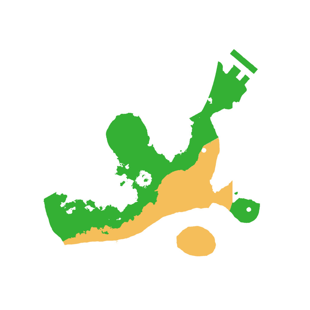 Biome Rust Map: Procedural Map, Size: 2000, Seed: 12546598