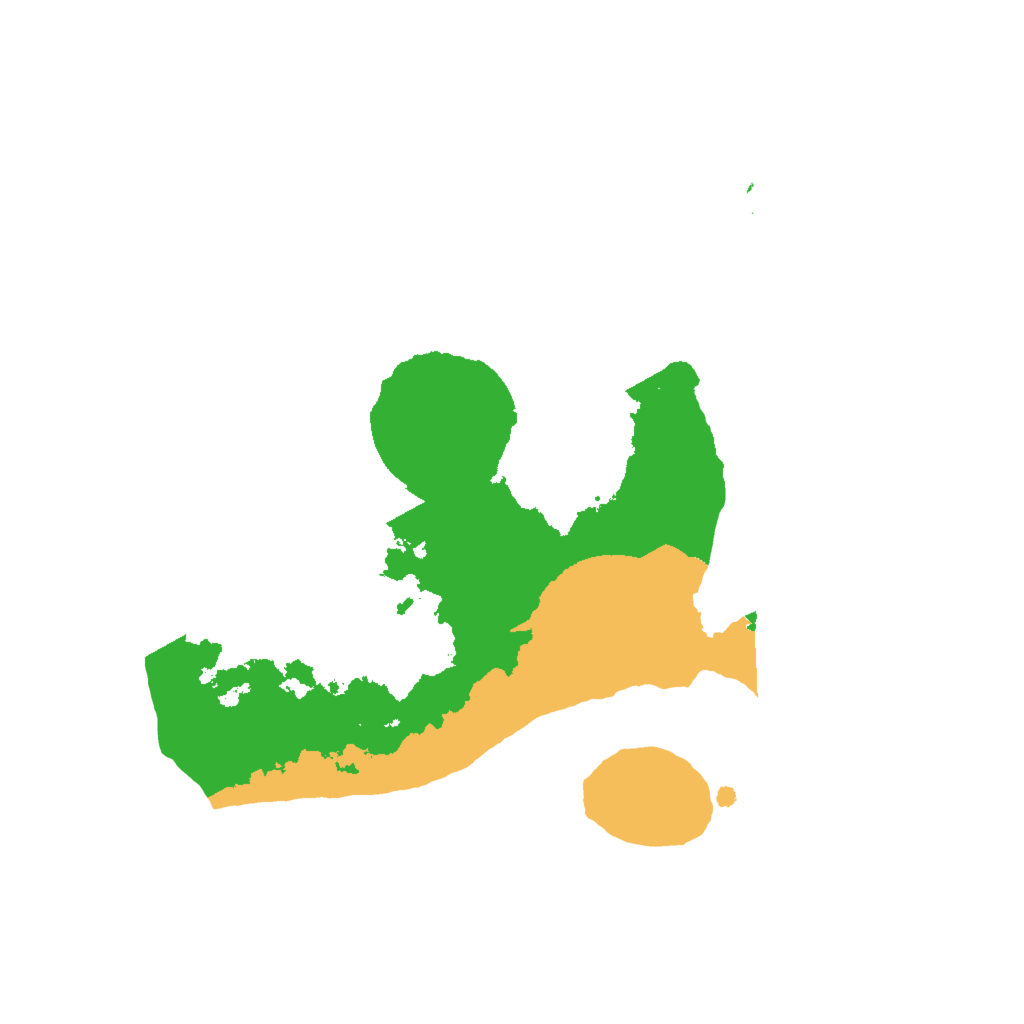 Biome Rust Map: Procedural Map, Size: 2000, Seed: 12546598