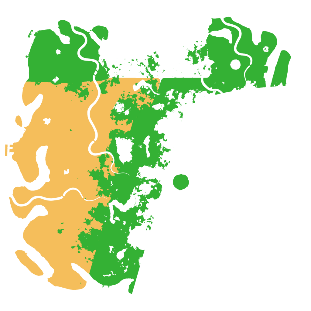Biome Rust Map: Procedural Map, Size: 5500, Seed: 486987521