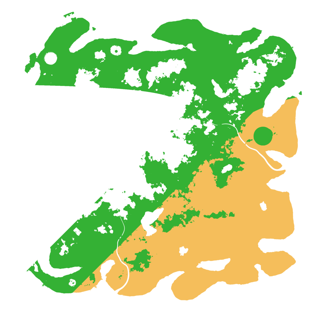 Biome Rust Map: Procedural Map, Size: 4500, Seed: 648232