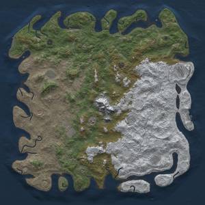 Thumbnail Rust Map: Procedural Map, Size: 5500, Seed: 1872456, 20 Monuments