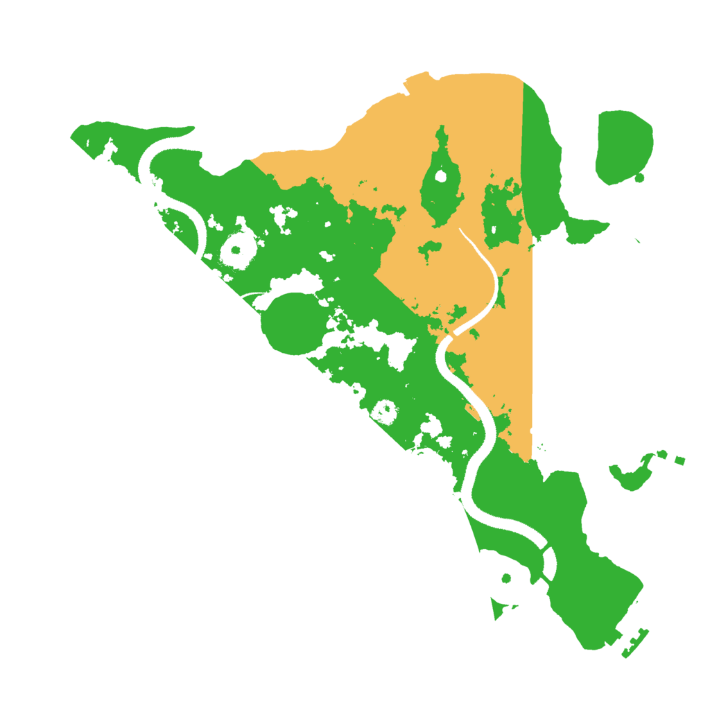 Biome Rust Map: Procedural Map, Size: 3000, Seed: 63853