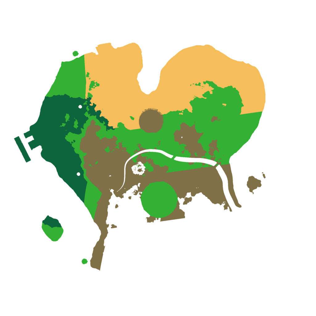Biome Rust Map: Procedural Map, Size: 2350, Seed: 50000