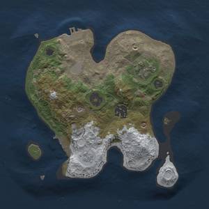 Thumbnail Rust Map: Procedural Map, Size: 2350, Seed: 50000, 11 Monuments