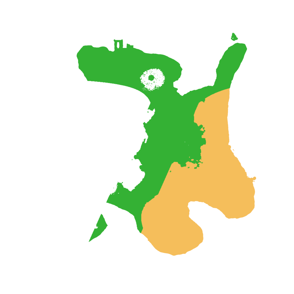 Biome Rust Map: Procedural Map, Size: 2000, Seed: 1639588559