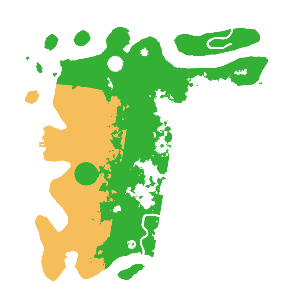 Biome Rust Map: Procedural Map, Size: 3500, Seed: 28715815