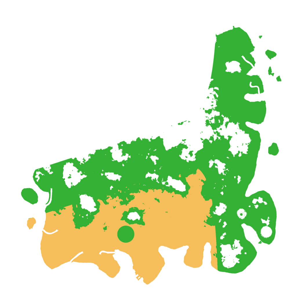 Biome Rust Map: Procedural Map, Size: 4610, Seed: 3561