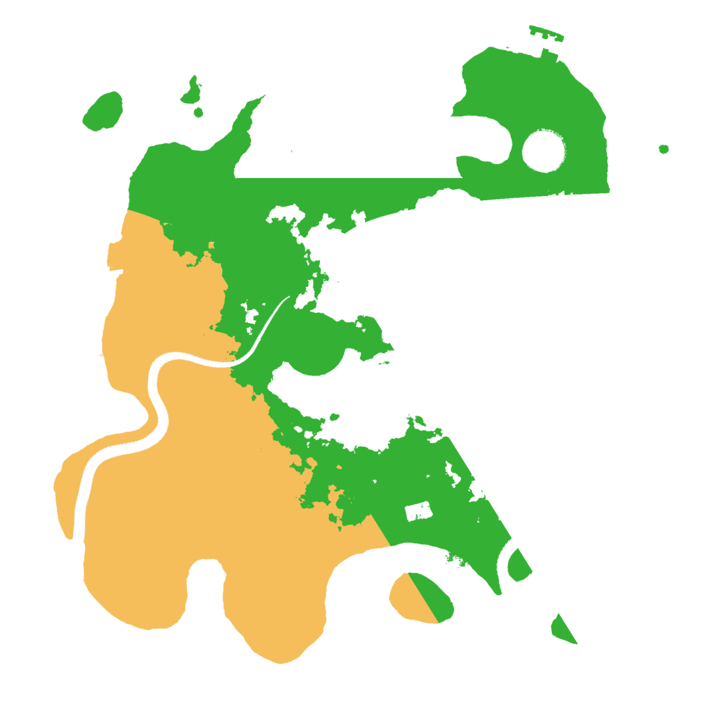 Biome Rust Map: Procedural Map, Size: 3000, Seed: 2121617045