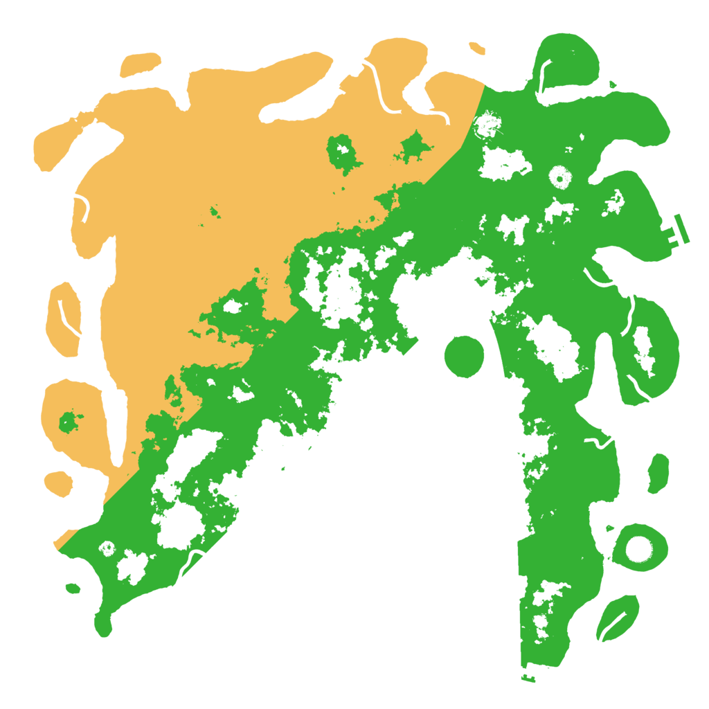 Biome Rust Map: Procedural Map, Size: 4750, Seed: 666