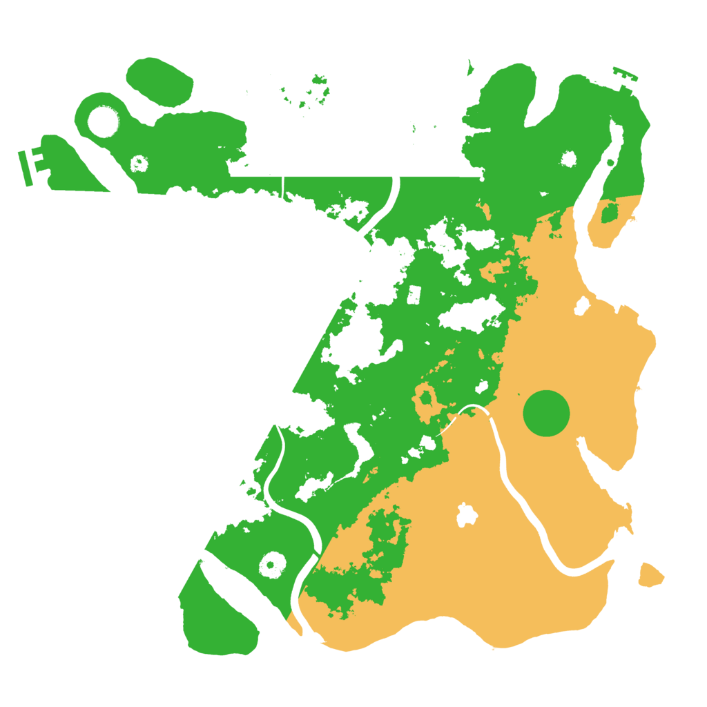 Biome Rust Map: Procedural Map, Size: 4000, Seed: 548621748