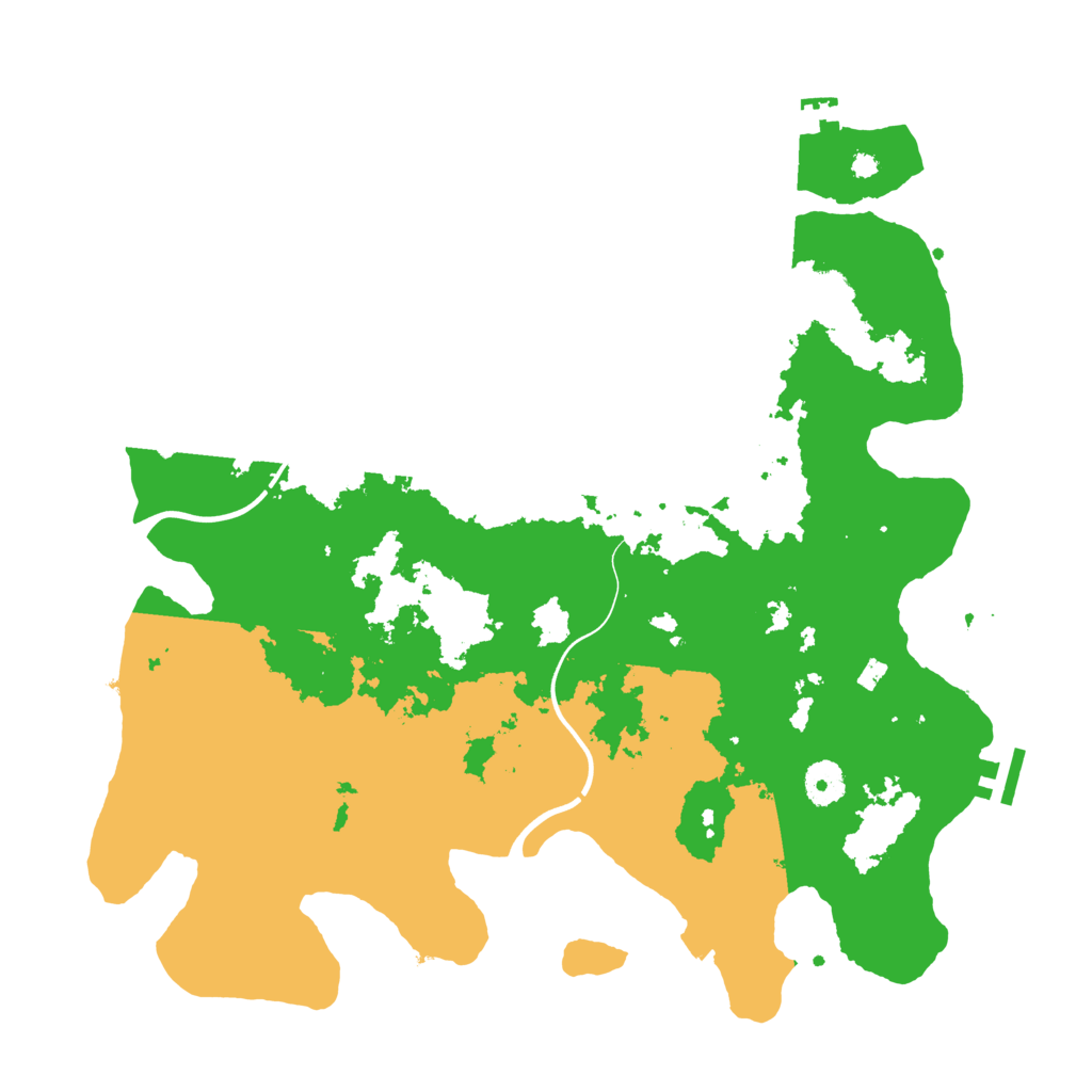 Biome Rust Map: Procedural Map, Size: 3850, Seed: 984204265