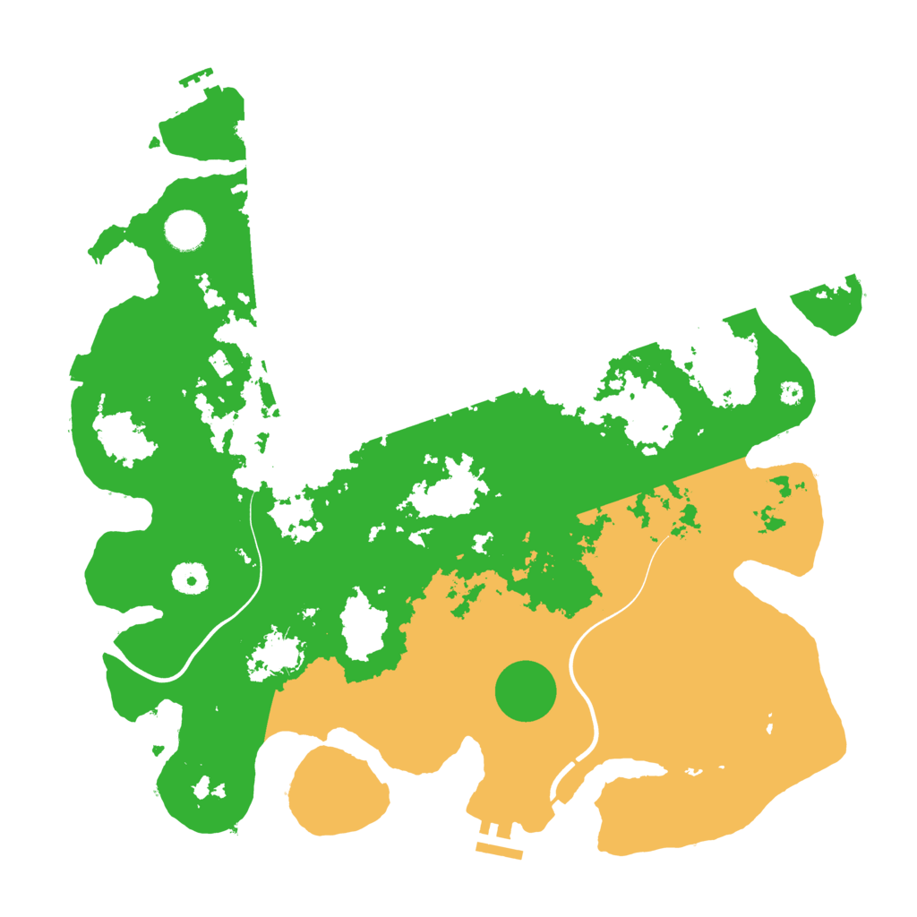 Biome Rust Map: Procedural Map, Size: 3950, Seed: 1577730359
