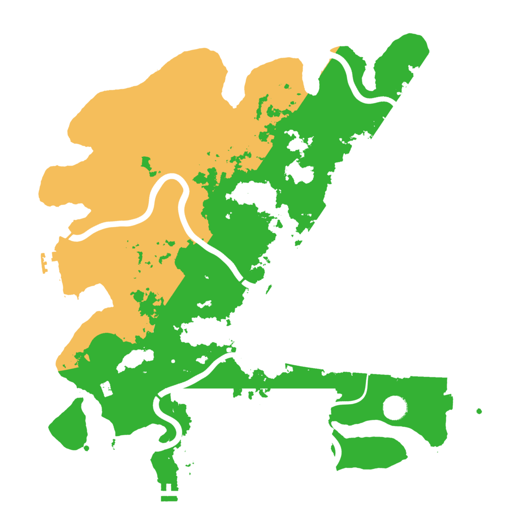 Biome Rust Map: Procedural Map, Size: 3850, Seed: 457403442