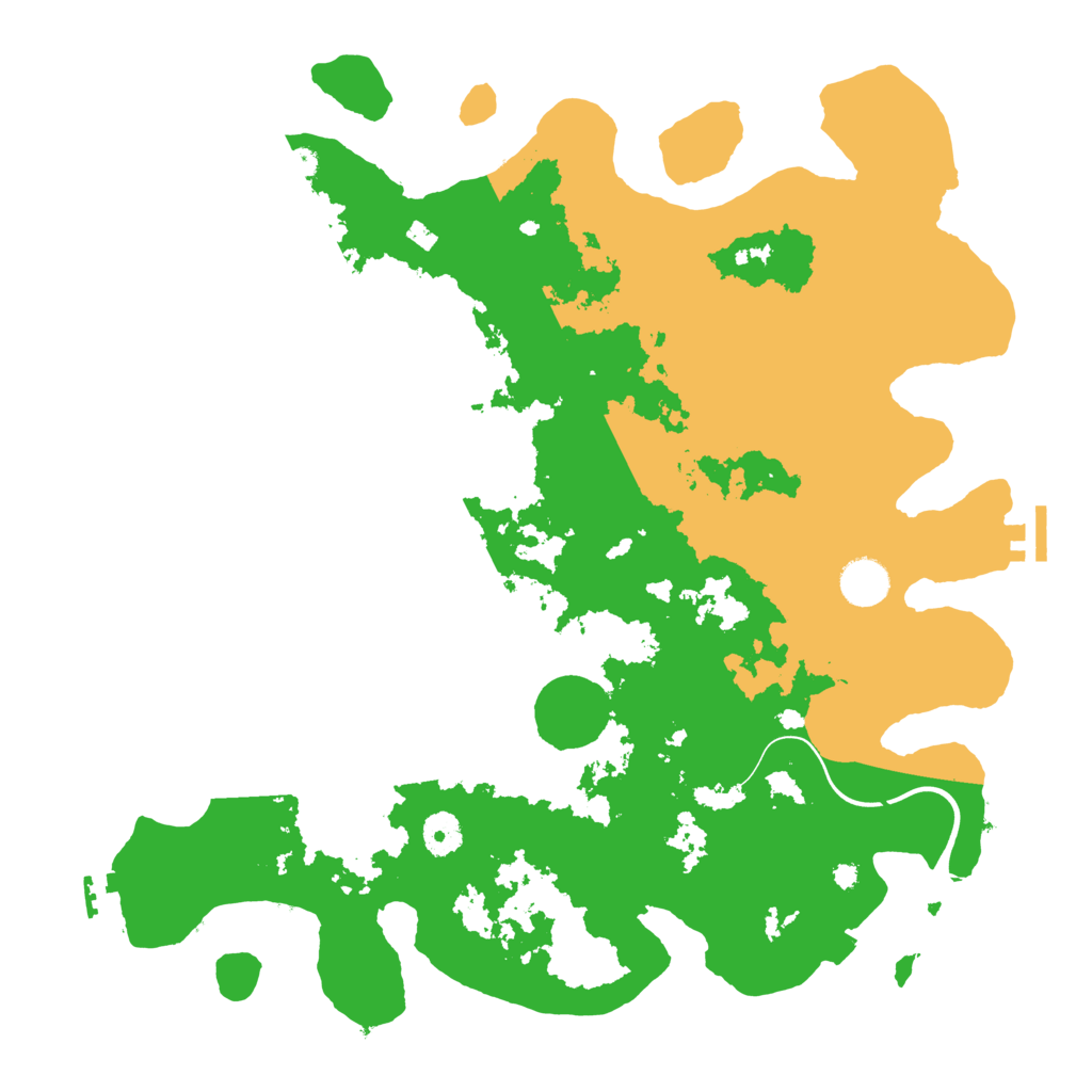 Biome Rust Map: Procedural Map, Size: 3950, Seed: 557660640