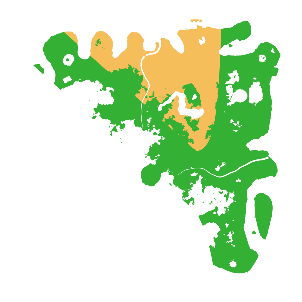 Biome Rust Map: Procedural Map, Size: 4000, Seed: 4367