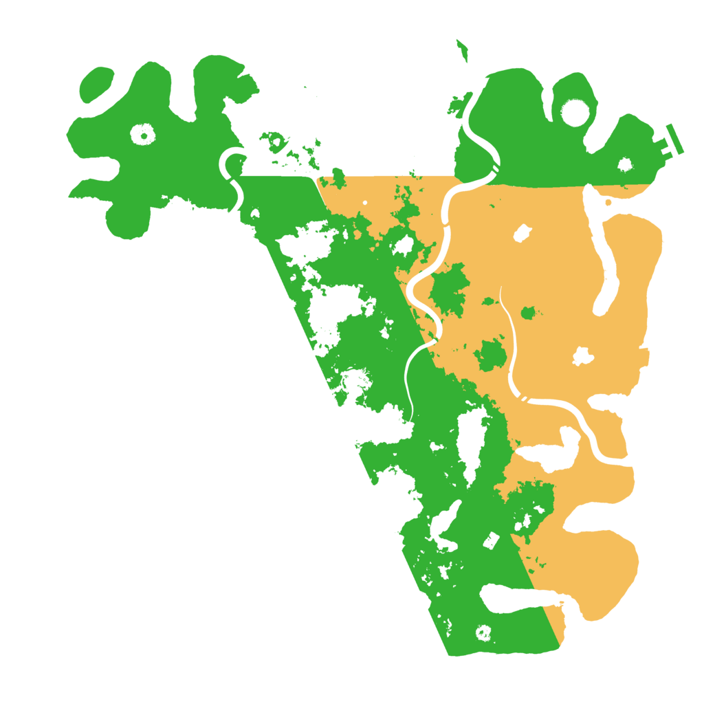 Biome Rust Map: Procedural Map, Size: 4500, Seed: 50259