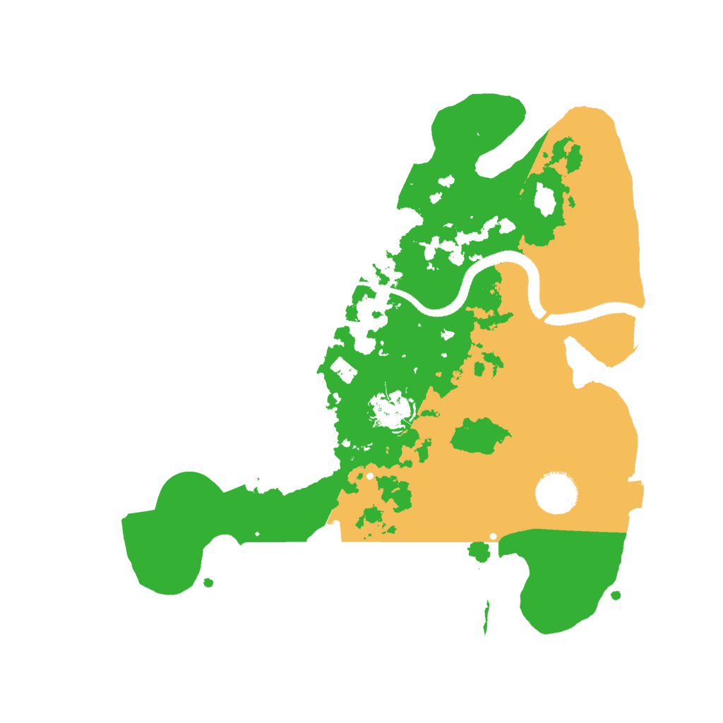 Biome Rust Map: Procedural Map, Size: 3050, Seed: 1268067082