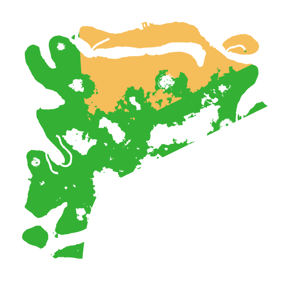 Biome Rust Map: Procedural Map, Size: 3500, Seed: 572463801