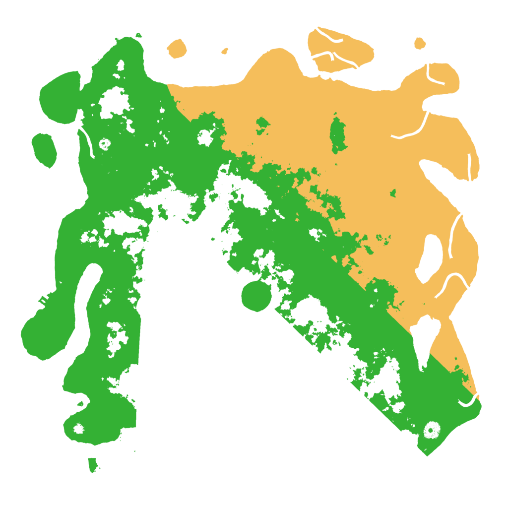 Biome Rust Map: Procedural Map, Size: 4500, Seed: 666999