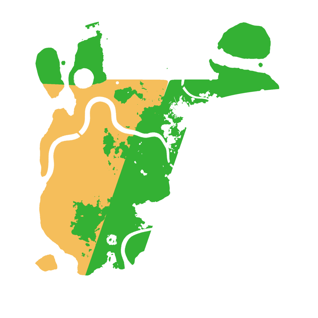 Biome Rust Map: Procedural Map, Size: 3000, Seed: 177