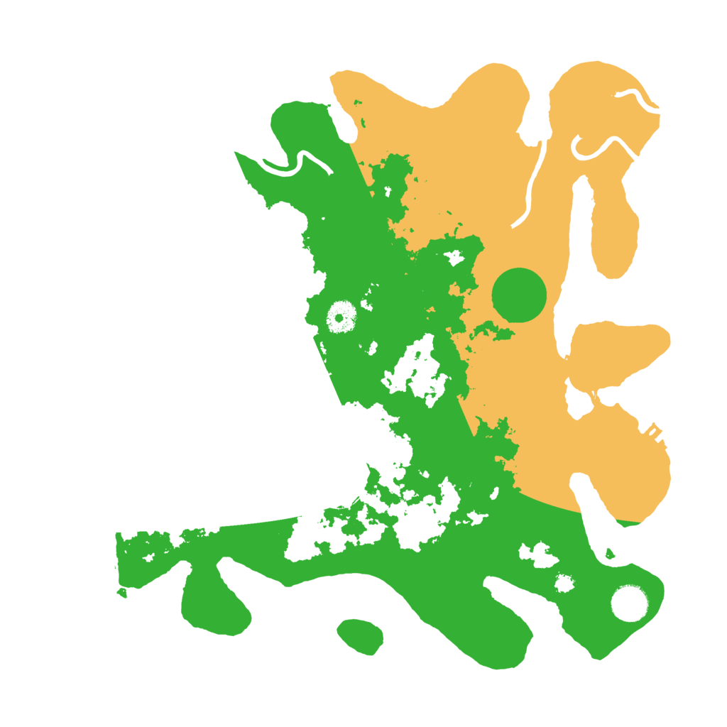 Biome Rust Map: Procedural Map, Size: 3500, Seed: 90794
