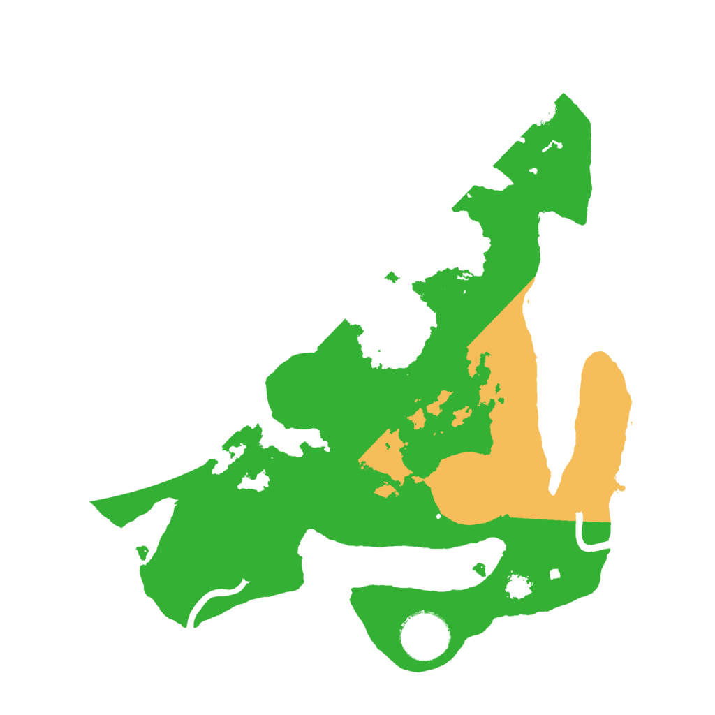 Biome Rust Map: Procedural Map, Size: 2600, Seed: 6745746