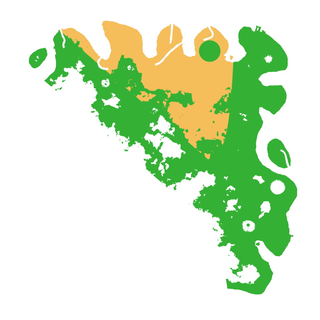 Biome Rust Map: Procedural Map, Size: 3950, Seed: 5150