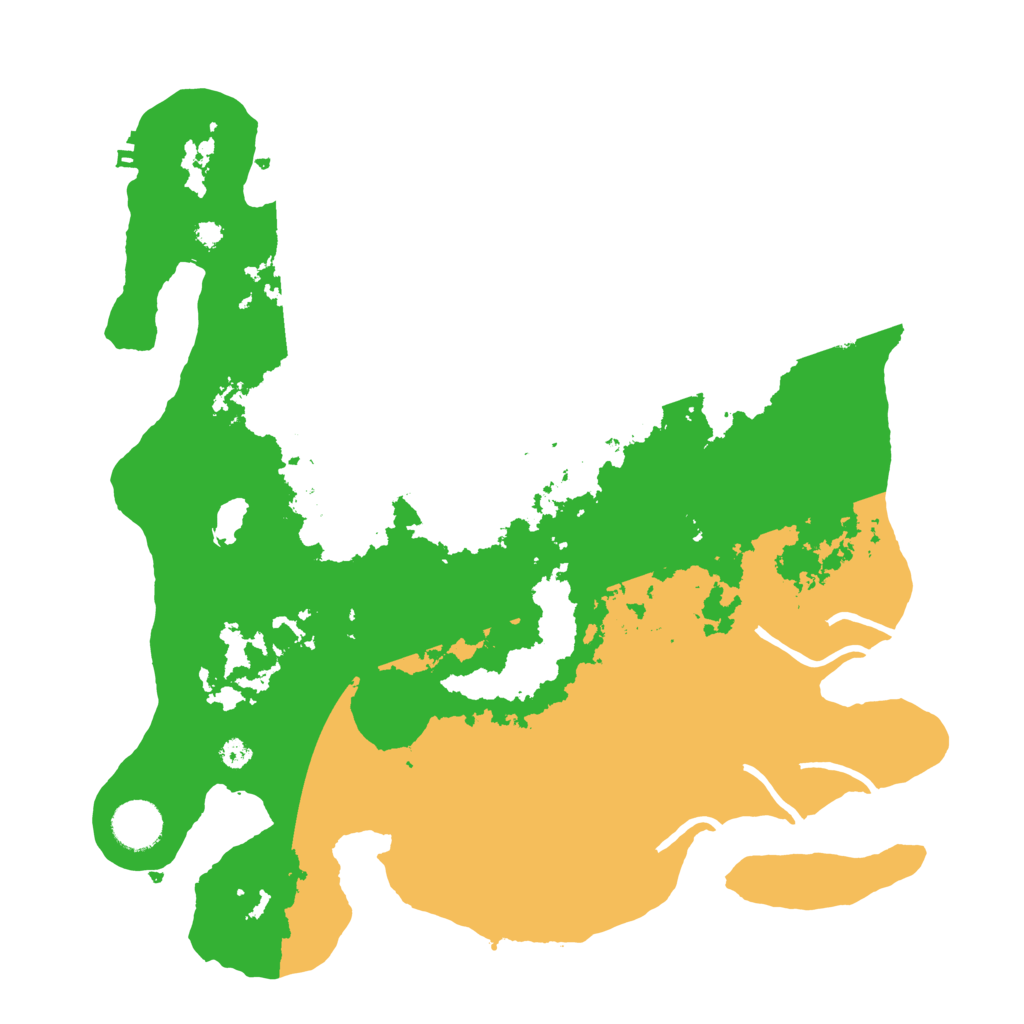 Biome Rust Map: Procedural Map, Size: 3600, Seed: 596248