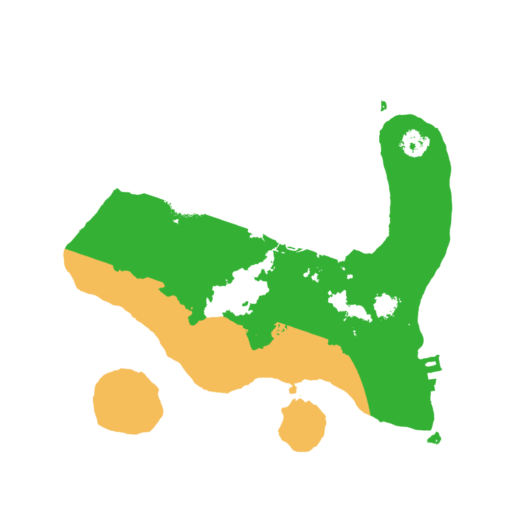 Biome Rust Map: Procedural Map, Size: 2000, Seed: 1558705574