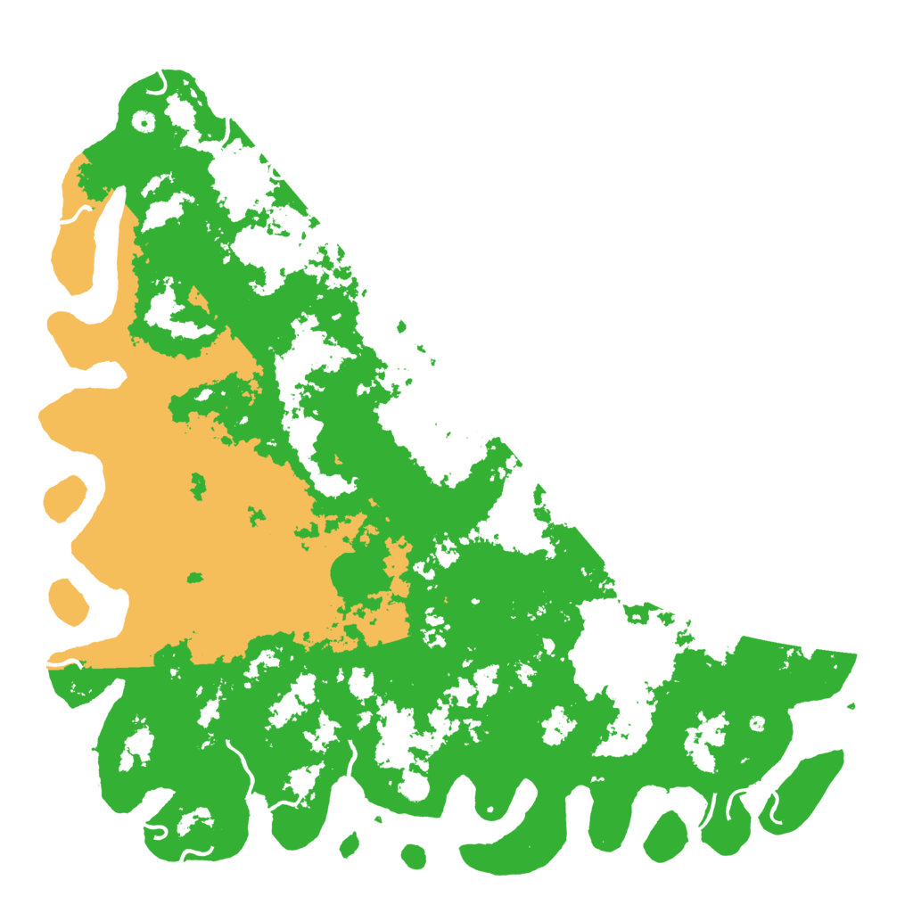 Biome Rust Map: Procedural Map, Size: 6000, Seed: 1643221452