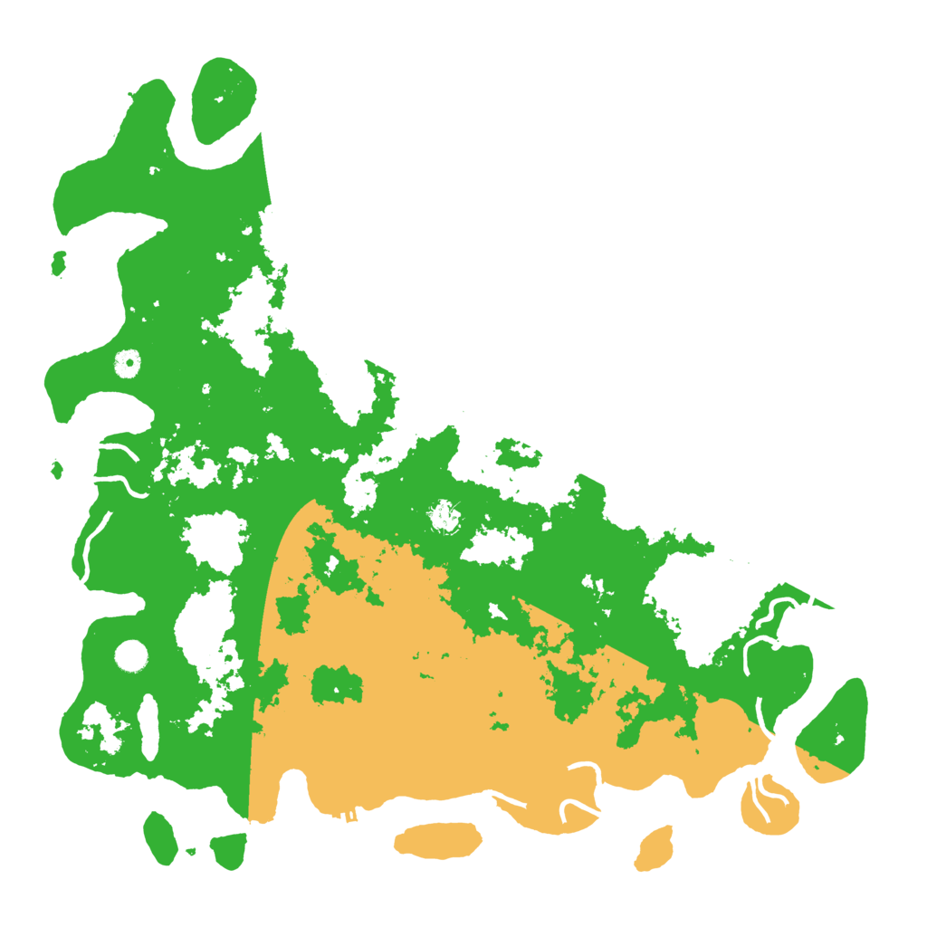 Biome Rust Map: Procedural Map, Size: 5000, Seed: 3213445