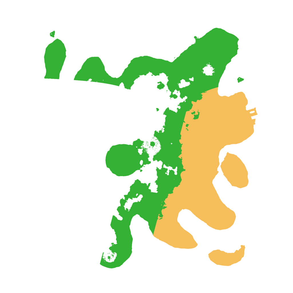 Biome Rust Map: Procedural Map, Size: 2420, Seed: 133742069
