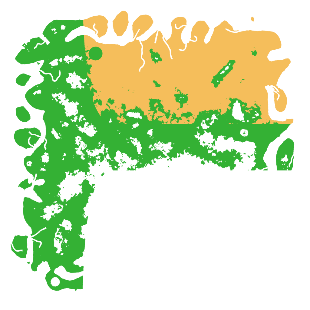 Biome Rust Map: Procedural Map, Size: 6000, Seed: 25323
