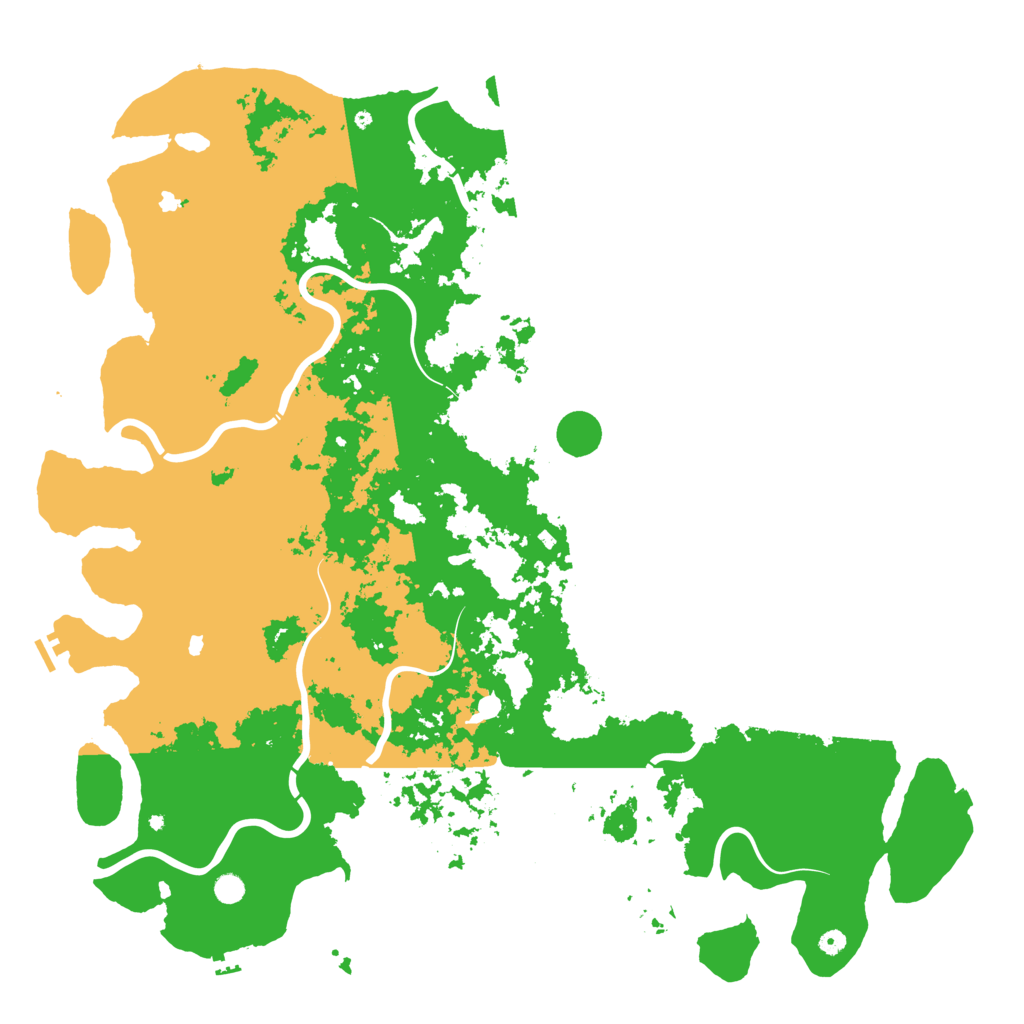 Biome Rust Map: Procedural Map, Size: 6000, Seed: 445676134