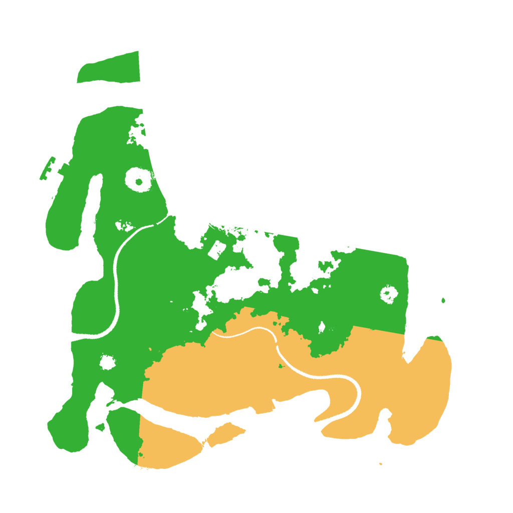 Biome Rust Map: Procedural Map, Size: 3000, Seed: 1858496287
