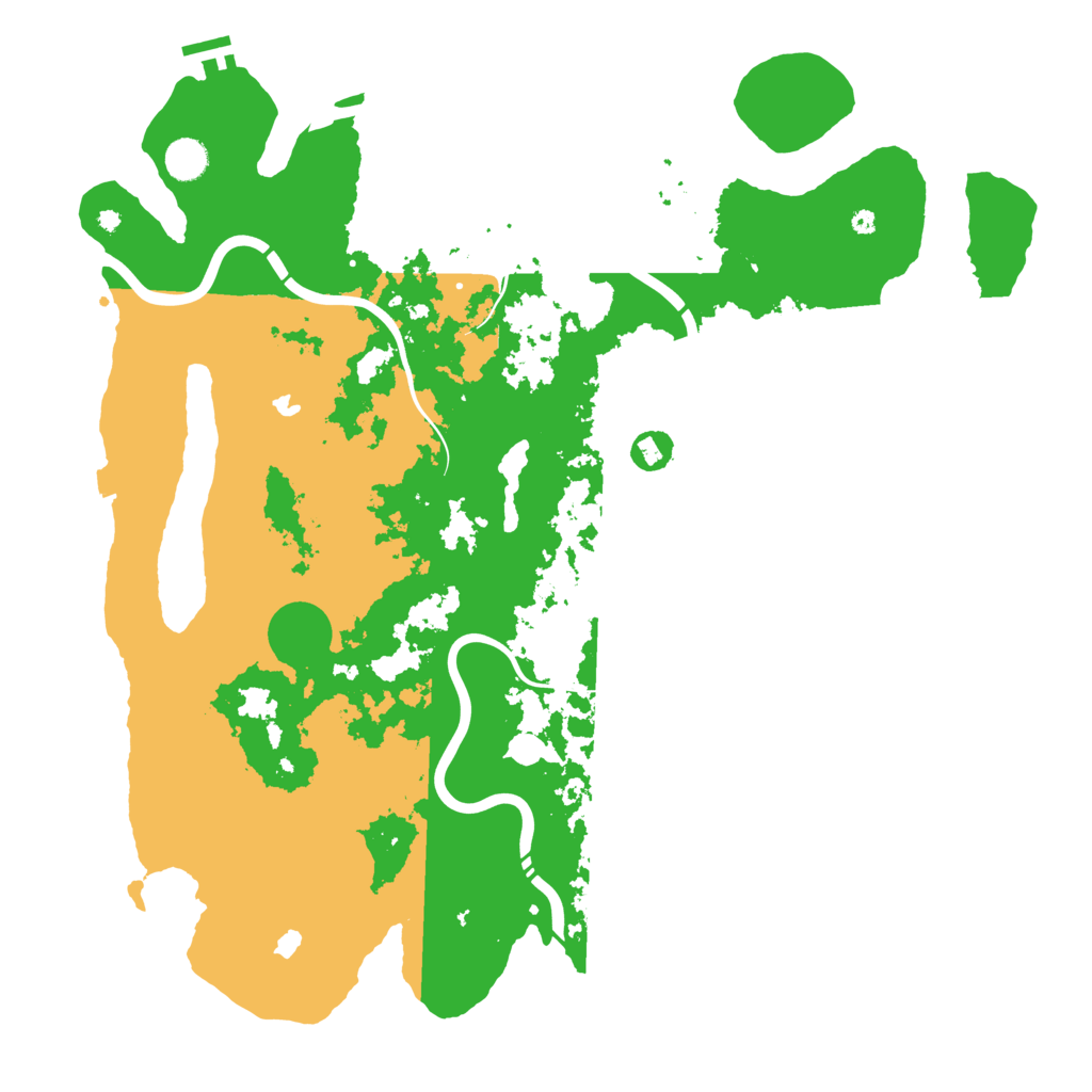 Biome Rust Map: Procedural Map, Size: 4500, Seed: 2184407