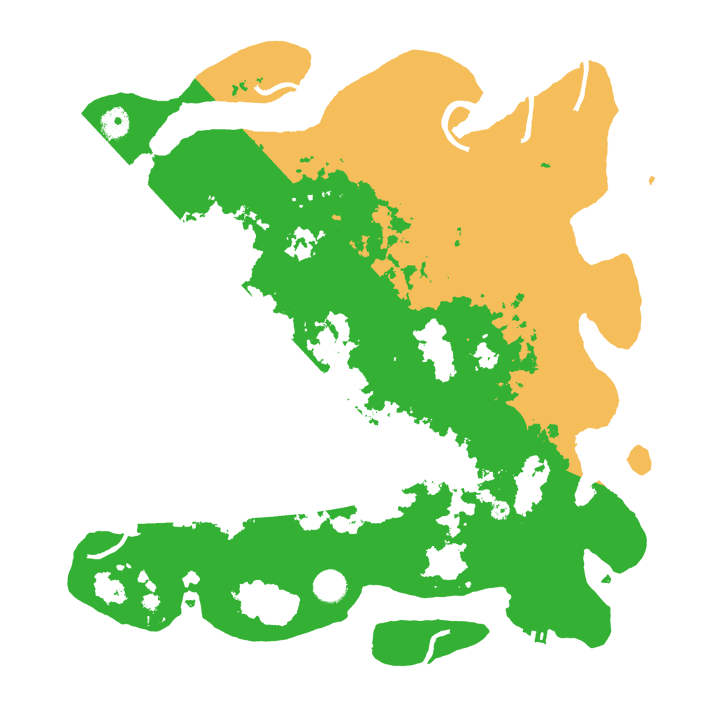Biome Rust Map: Procedural Map, Size: 3800, Seed: 311225