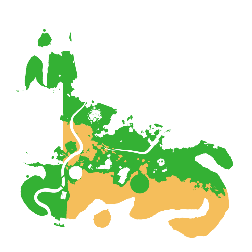 Biome Rust Map: Procedural Map, Size: 3500, Seed: 2373545