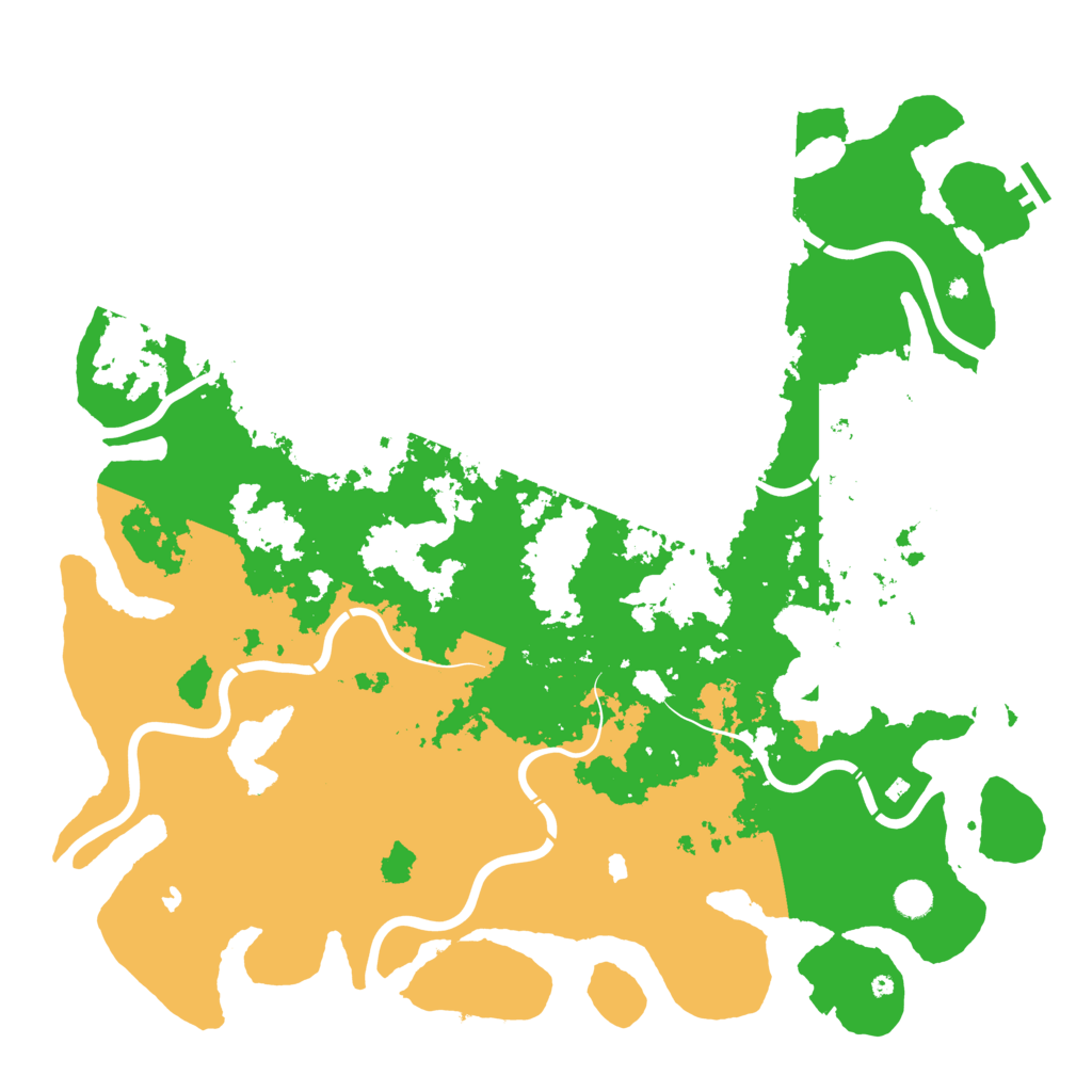 Biome Rust Map: Procedural Map, Size: 5000, Seed: 1885252241