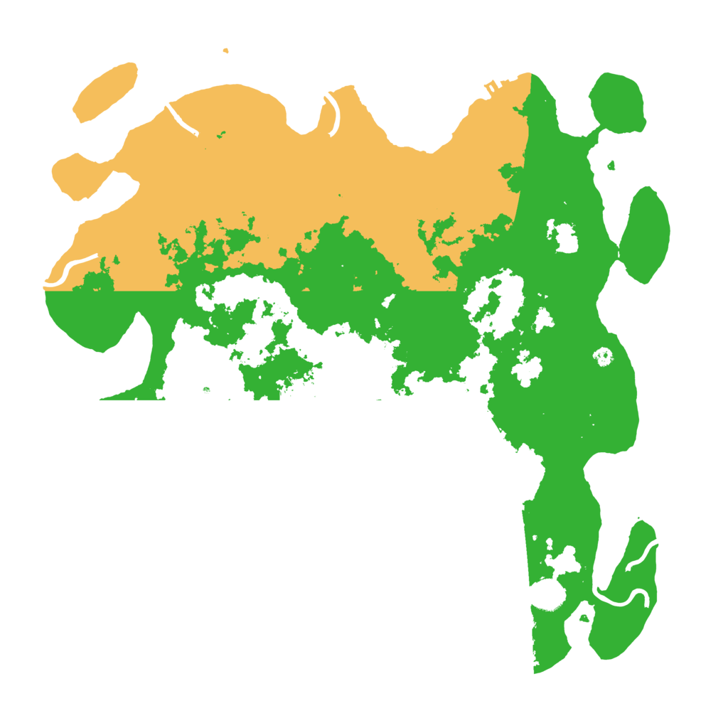Biome Rust Map: Procedural Map, Size: 4000, Seed: 12596