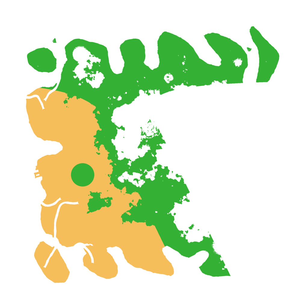 Biome Rust Map: Procedural Map, Size: 3500, Seed: 280781247